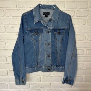 Steve & Barry's Relaxed‎ Fit Two Tone Denim Jacket Women's size Medium